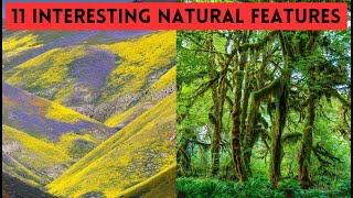 11 Interesting Natural Features & Locations in the U.S.