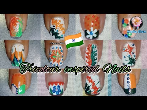 🇮🇳This independence day let's do a quick nail art with Olivia Beauty nail  paints. Shades used - 🧡Tangelo 🤍White sugar 💚Ivy green Why to… |  Instagram