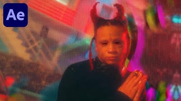 TRIPPY WARPED RAINBOW CRT MUSIC VIDEO EFFECT TUTORIAL (AFTER EFFECTS)