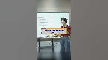 Biết ngay 5 cách nêu Ý KIẾN bằng tiếng Đức như người bản xứ #vneu #visaduhoc #duhọcnghềđức #duhocduc