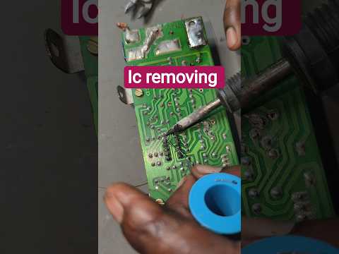 Ic removing, desoldring ic with desoldring pamp//electronics videos#jdelectronics