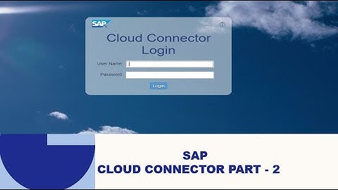 SAP CPI | CloudConnector Part - 2
