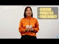 Atomy product presentation hemohim probiotics pomegranate beauty  erika le