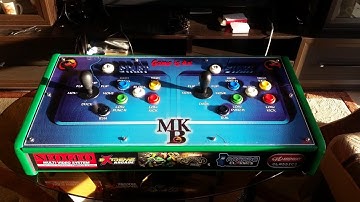 Arcade control panel  with raspberry pi 3 MultiKomboBoard UMK3 style