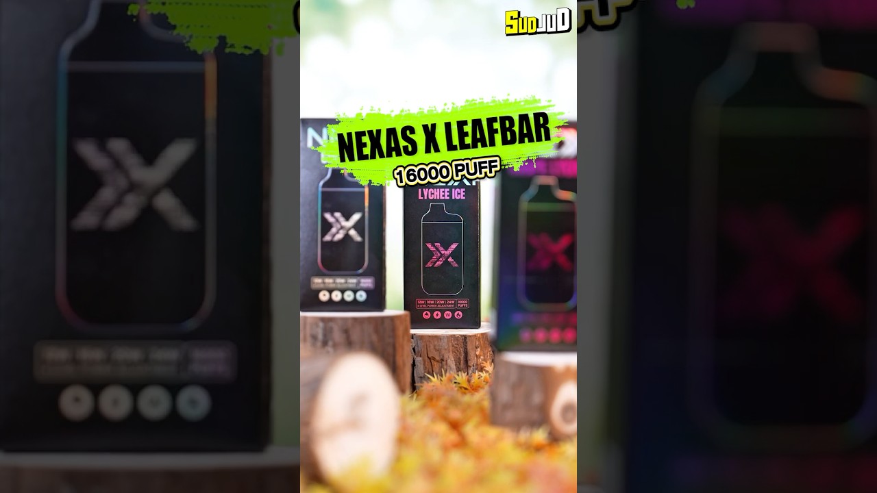 Nexas X Leafbar 16K พอตใช้แล้วทิ้งรุ่นใหม่ ก้าวข้ามขีดจำกัดทุกรุ่นที่เคยมีมา พร้อมเทคโนโลยีสุดล้ำ