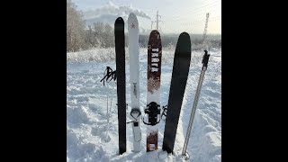 Охотничьи лыжи ТАЙГА, сравнение с АРМЕЙСКИМИ лыжами