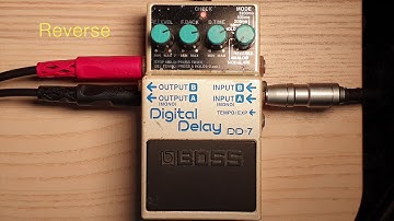 BOSS DD-7 Digital Delay (All modes, STEREO, no talking)