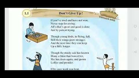 class 6 EVS chapter 1.1 poem   "Don