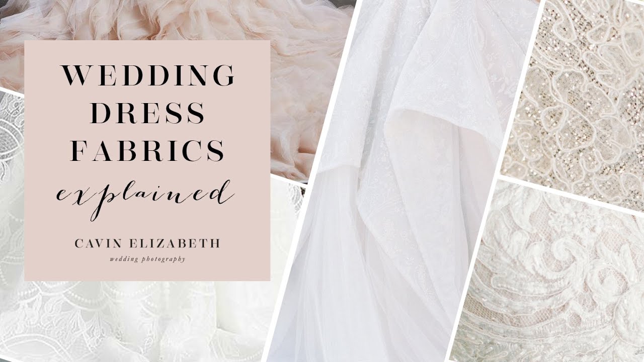 Wedding Dress Fabrics: Crepe, Organza, Lace, Silk, Tulle, and Horsehair 