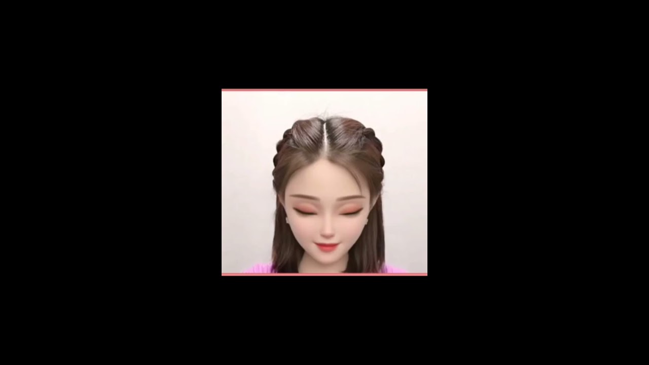 Hair Hacks Easy Simple Hairstyles Korean Hairstyle For Short Medium Tutorial Tiktok Video 