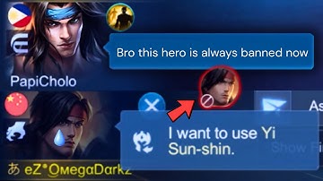 EVERYONE BANS YI SUN-SHIN.. HE