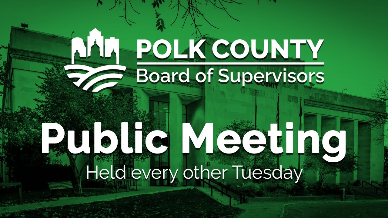 Polk County Board of Supervisors Meeting (12/13) - YouTube