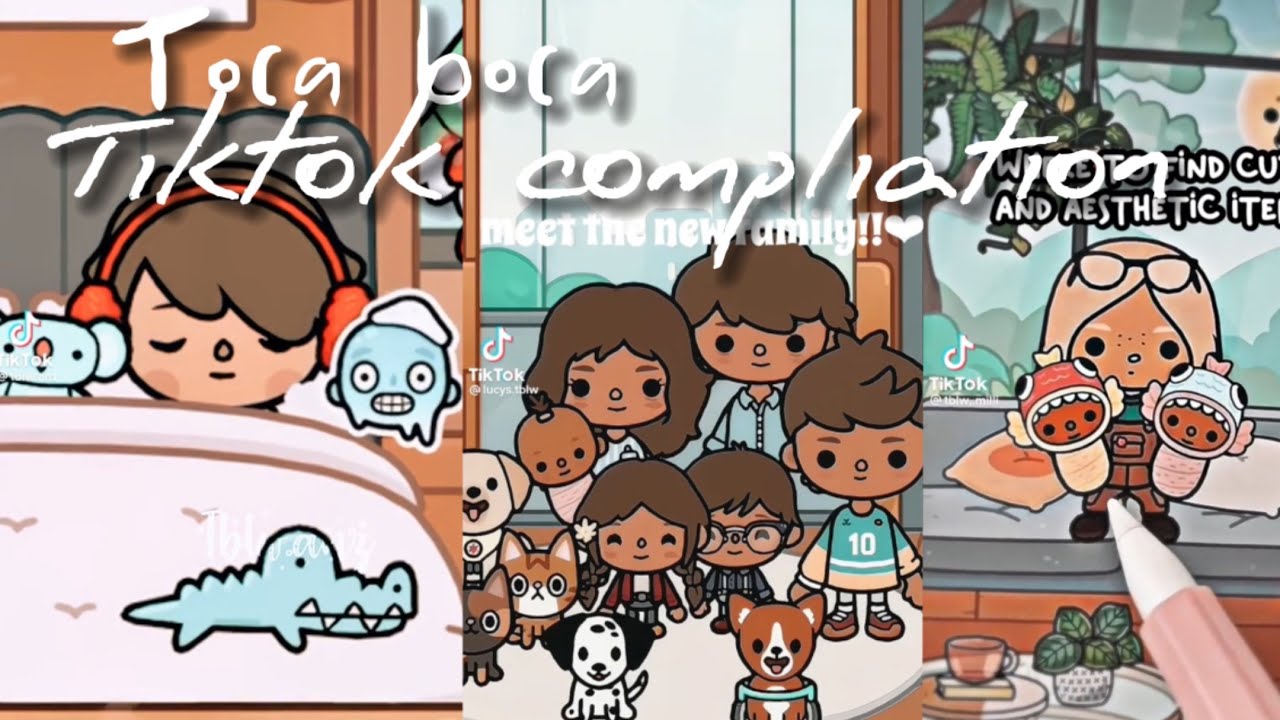 Toca boca Aesthetic tiktoks *NOT MINE* Waffle Queen YouTube