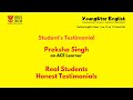 Student Testimonial by Preksha Singh | Writing Skills in YoungStar English Programme | The ACE Clan