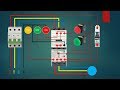 three phase dol starter Control overload Indicator Power Wiring diagram