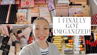 LUXURY MAKEUP COLLECTION AND ORGANIZATION | FILMING ROOM - Mishmas Day 18 (2022)