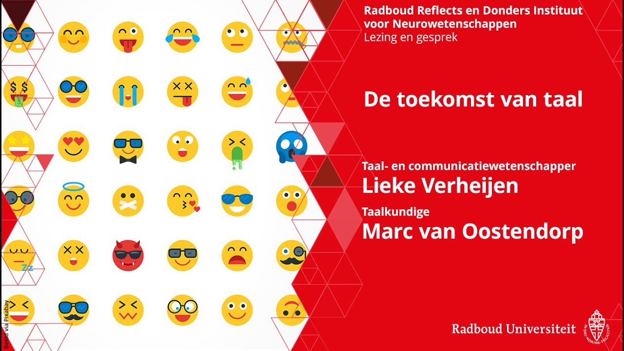 De toekomst van taal | Lezing en gesprek met Lieke Verheijen en Marc ...