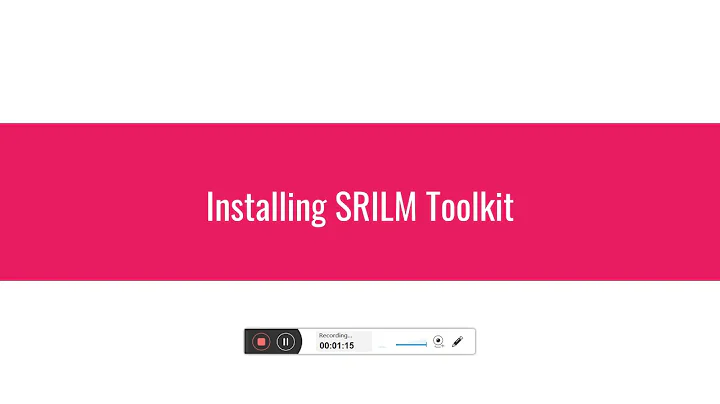 Build ARPA Language Model using SRILM