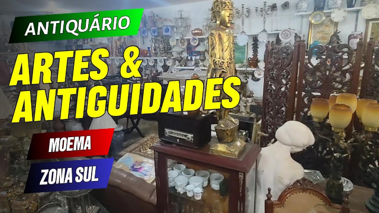 ARTES & ANTIGUIDADES (Pt.1): Antiquário enorme em Moema, repleto de tesouros, esculturas e relíquias