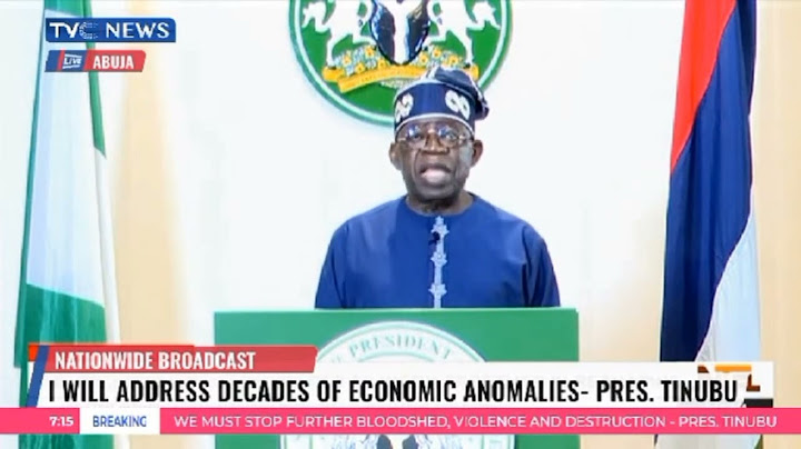 END BAD GOVERNMENT: President Tinubu Addresses Nigerians (FULL SPEECH)
