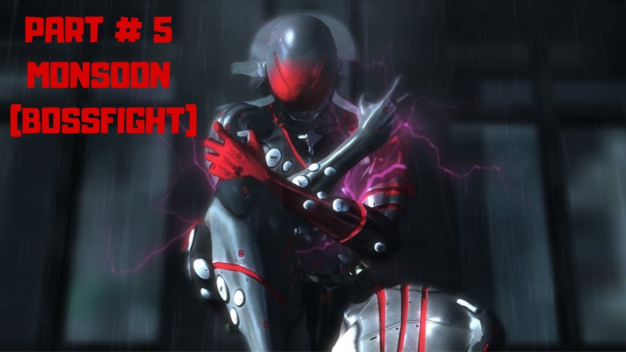 METAL GEAR RISING REVENGEANCE MONSOON BOSSFIGHT (Gameplay Part 5)