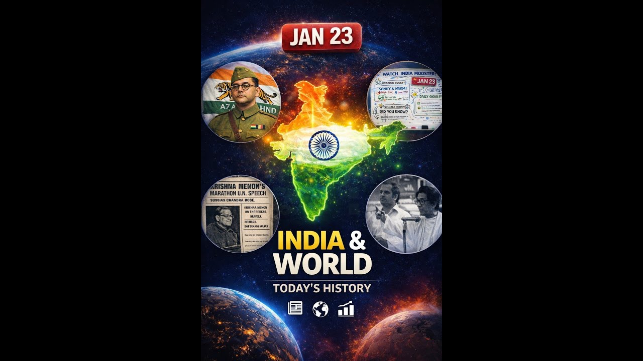 January 23  Netaji Jayanti, Balasaheb Thackeray Birth Anniversary  