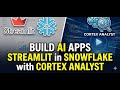 Build a "Talk-to-Your-Data" App in Snowflake (No SQL Required!) [Keywords: Snowflake, GenAI, AI]