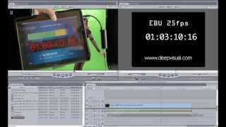 Timecode sync on Multicamera and playback shoots.