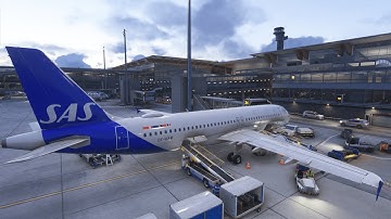 MSFS 2024 | Fenix A320 – Oslo Gardermoen to Düsseldorf Beautiful Autumn Flight 1440p