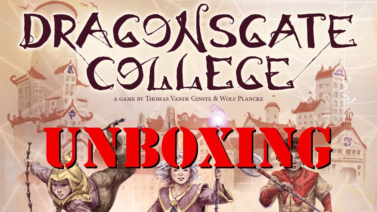Unboxing: Dragonsgate College from NSKN Games