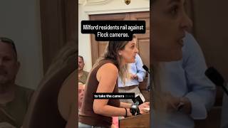 Milford residents rail against Flock cameras