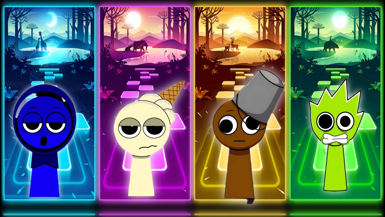 Sprunki Incredibox Tiles Hop 🔥 Beat Drop Challenge | Epic Music Game Gameplay