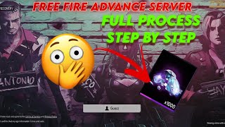 Free fire advance server full download process step by step ✅ screenshot 2