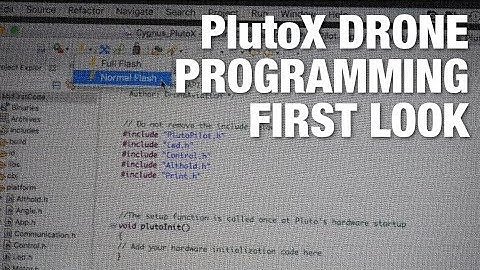 PlutoX Drone Programming First Look