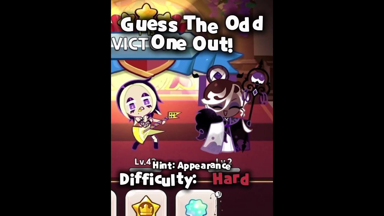 Guess The Odd One Out Pt 16 Crk Cookierun Cookierunkingdom Quiz Guessinggame Kouignamman
