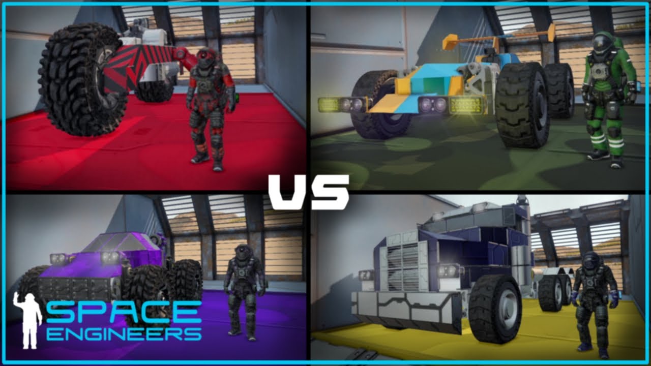 The Grand Dune Race | Build/Race Challenge (Space Engineers)