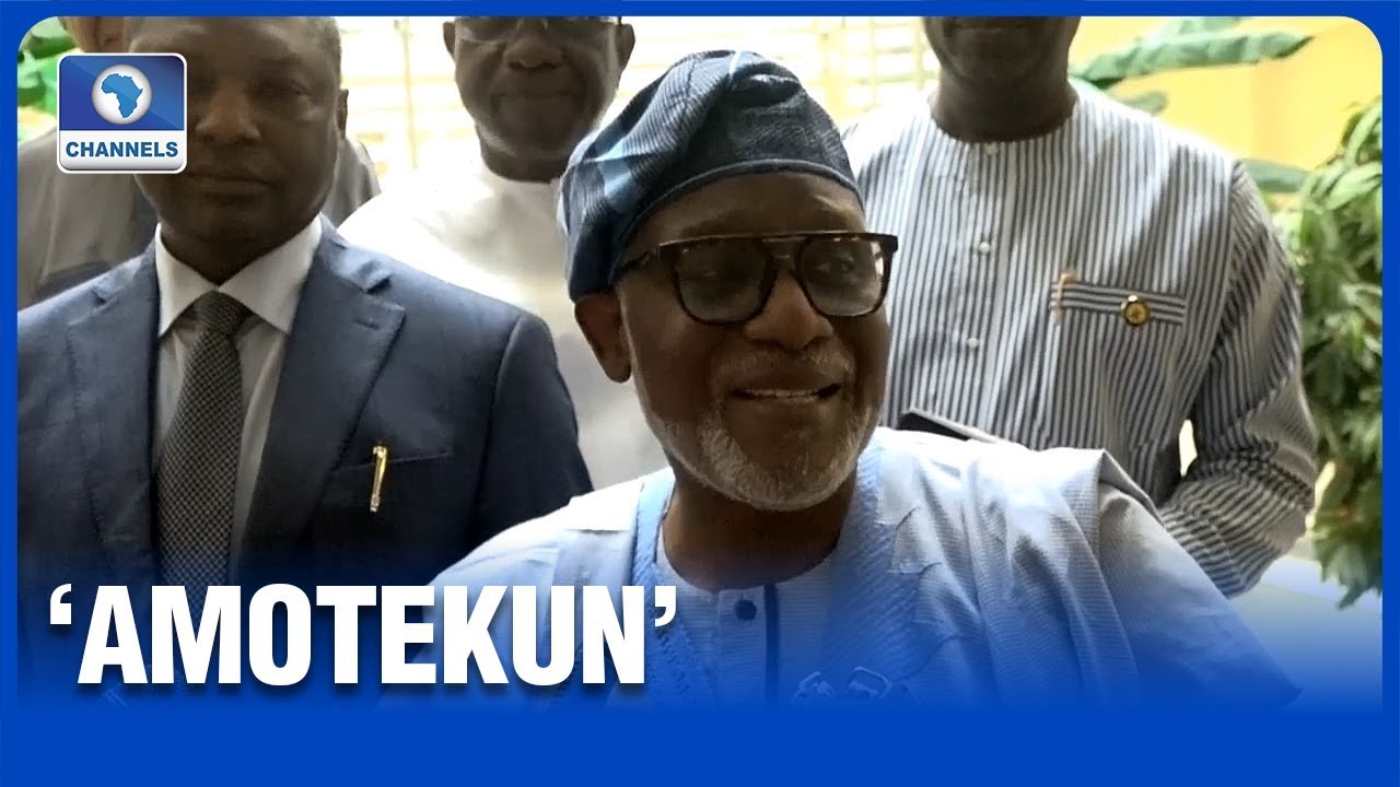 At No Time Did The Govt Want To Stop Amotekun - Akeredolu At No Time Did The Govt Want To Stop Amotekun - Akeredolu