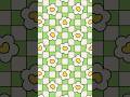 Drawing Retro Floral Checkered Pattern  | Adobe Illustrator Process