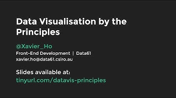 Data visualisation by the Principles