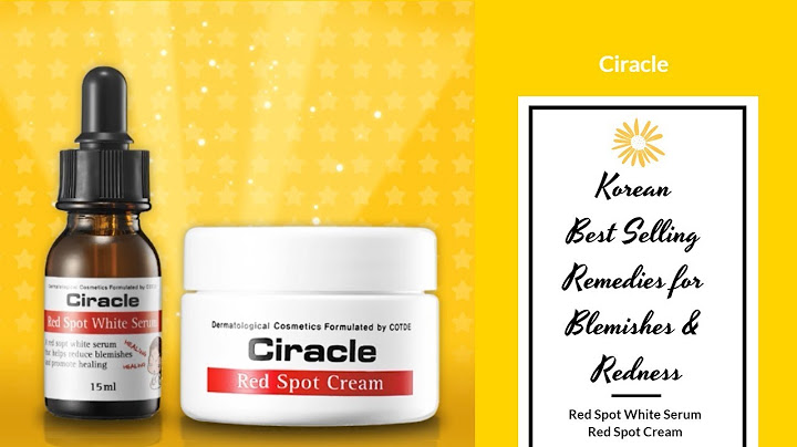 Ciracle red spot healing cream review
