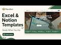 PlanoNest — Premium Excel, Google Sheets & Notion Templates | Official Promo