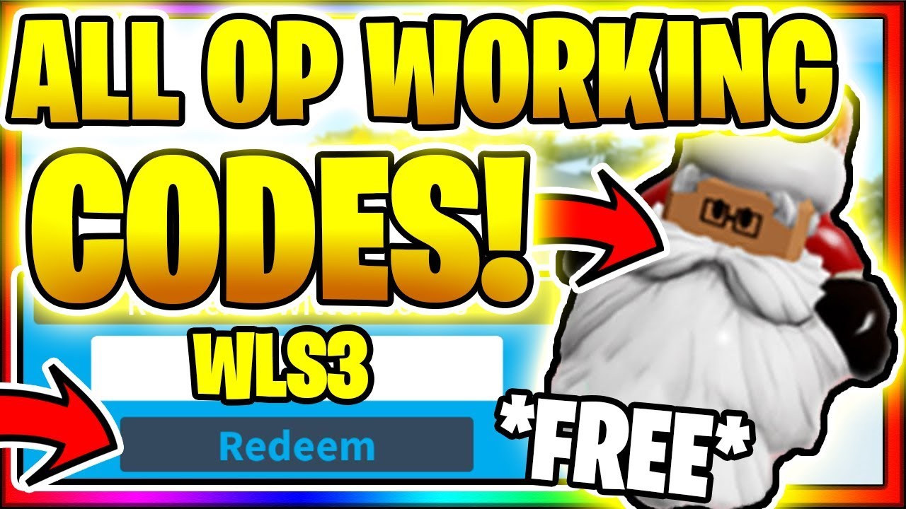 Roblox Wls3 Codes 2019