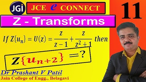Z Transforms  𝒁{𝒖_(𝒏+𝟐) || 18mat31 || Dr Prashant Patil