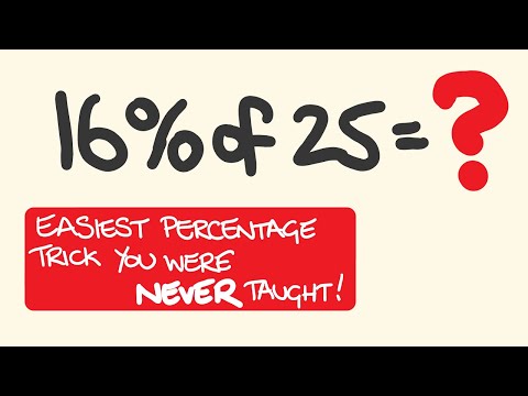 Easy Percentage Trick you were Never Taught at School!
