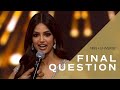 70th miss universe harnaaz sandhus final question  miss universe