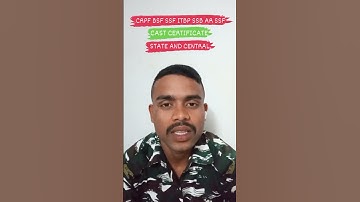 SSC GD CAST CERTIFICATE !! ✅ SSC GD CAST CERTIFICATE !! ✅ CRPF BSF SSB ITBP SSF NIA ❤️ #crpf#bsf#yt