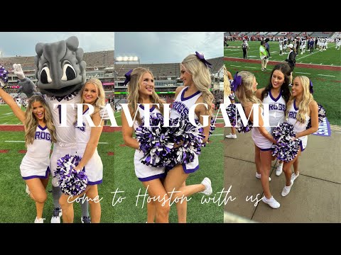 TCU vs Houston  | TRAVEL GAMEDAY VLOG *away game*