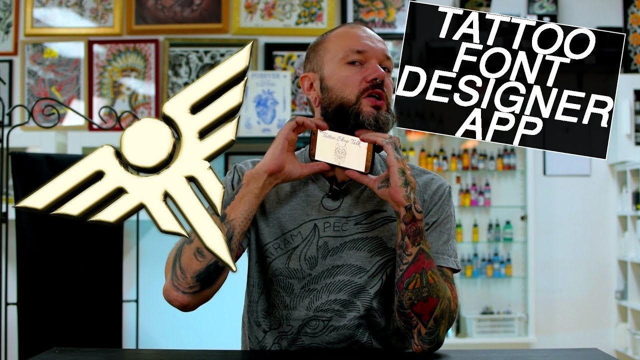 Tattoo Font Designer - wide 1