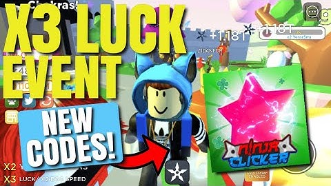 ALL *NEW* SECRET CODES ROBLOX NINJA CLICKER [3X LUCK NEW UPDATE]