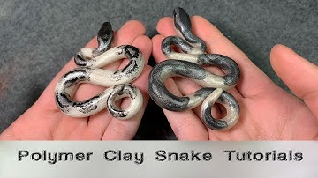 Polymer Clay Snakes